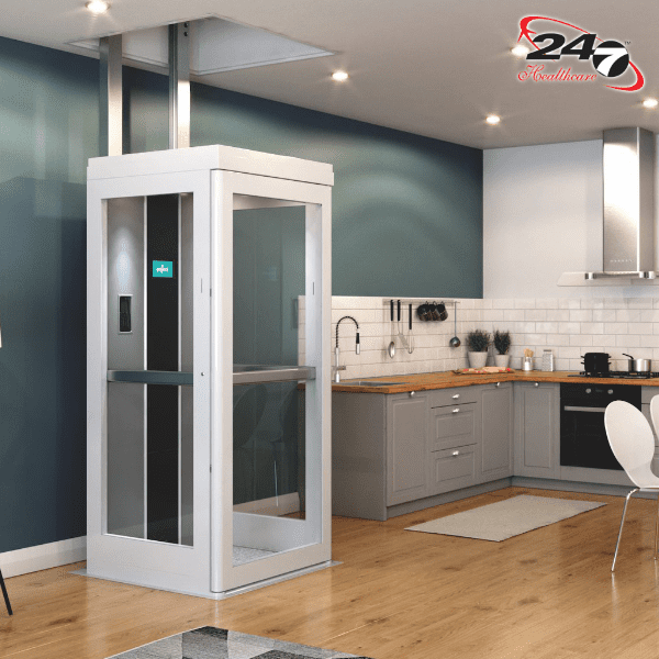 residential through floor lift elevator for home