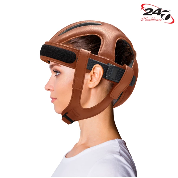 HP-5 special needs helmet Head Protection side brown