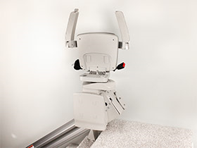 Bruno stairlift power footrest