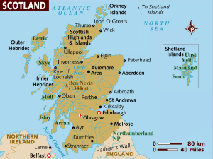 scotland map